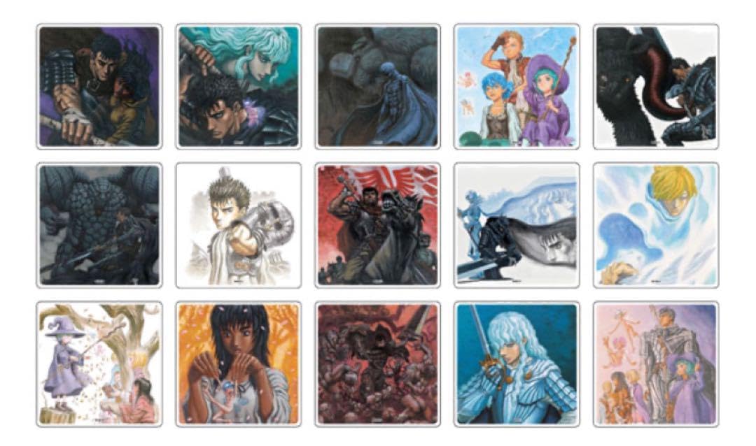 ベルセルク　カフェ　コースター11 トレーディングアクリルコースターベルセルクカフェコンプリートセット